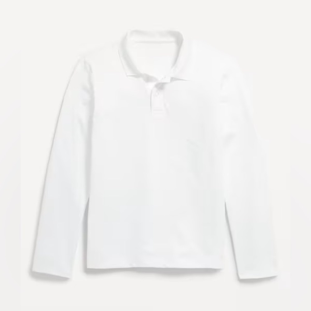 Old Navy long sleeve white polo shirt - size xs / 5